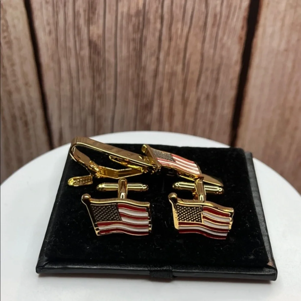 American Flag Cufflinks